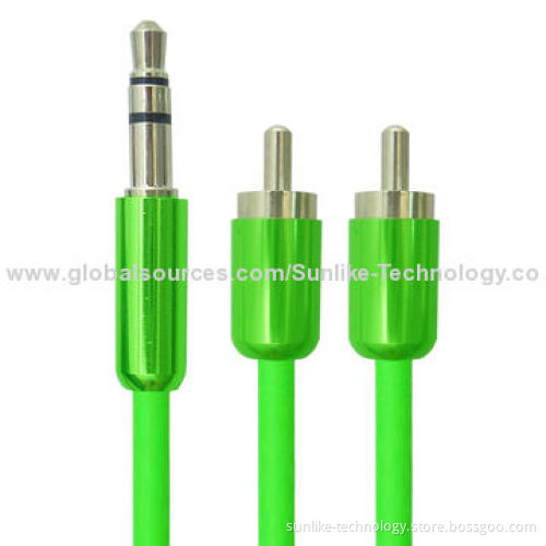 3.5mm Jack Audio Cable with Aluminum Shell, Ultra-soft Wire